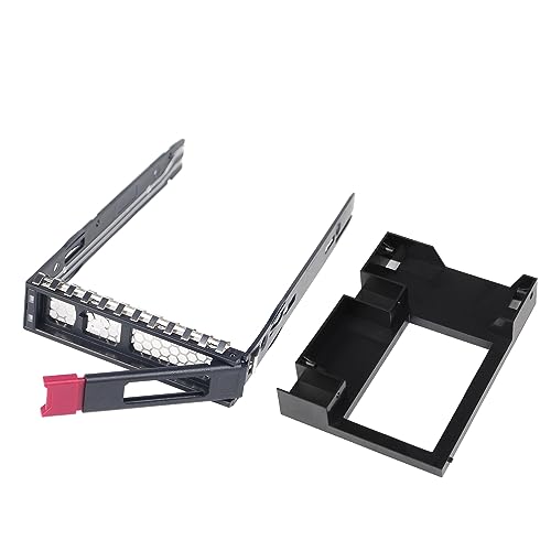 Heretom 2.5 to 3.5 Hard Drive Adapter SSD, 3.5 Hard Drive Tray Caddy 774026-001 with 2.5 Hard Drive Caddy Adapter Compatible for HP Apollo 4200 4510 StoreEasy 1650 G9 and HP ProLiant ML350 ML110 Gen10 Server - Image 1