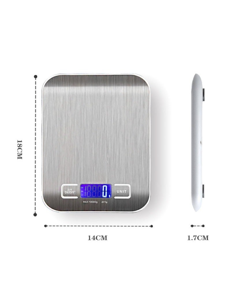 السيميا ميزان اكل,ميزان اكل,ميزان مطبخ,ميزان الاكل,ميزان اكل الكتروني,متعدد الوظائف، شاشة LCD، 0.1/10 كجم,ميزان طعام - Image 2