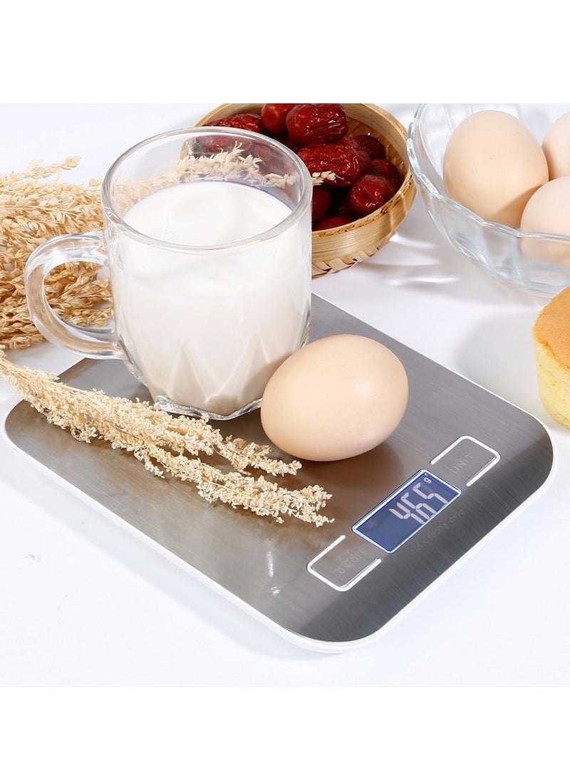 السيميا ميزان اكل,ميزان اكل,ميزان مطبخ,ميزان الاكل,ميزان اكل الكتروني,متعدد الوظائف، شاشة LCD، 0.1/10 كجم,ميزان طعام - Image 3
