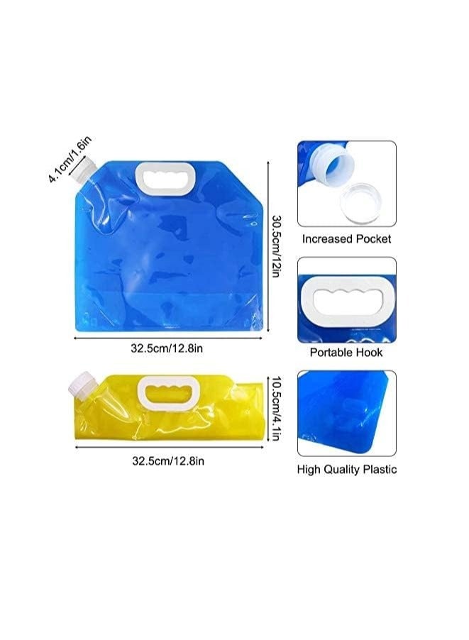 Portable Collapsible Water Storage Bag (5L)- Set of 3 - Image 3