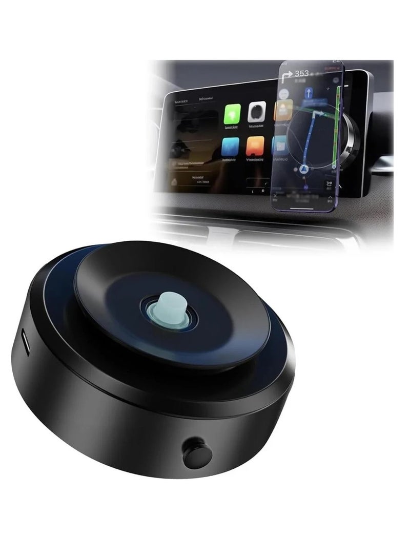 Denx DENX  Car Suction Cup Phone Holder Vacuum Adsorption Phone Tablet ，Vacuum HandsFree Magnetic Suction Phone Mount,for Car, Dashboard, Windshield，Gym, Kitchen  - Image 1