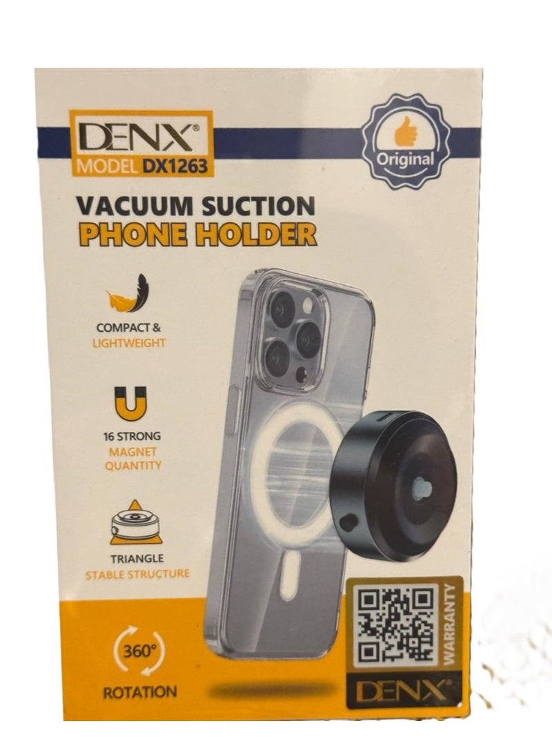 Denx DENX  Car Suction Cup Phone Holder Vacuum Adsorption Phone Tablet ，Vacuum HandsFree Magnetic Suction Phone Mount,for Car, Dashboard, Windshield，Gym, Kitchen  - Image 3