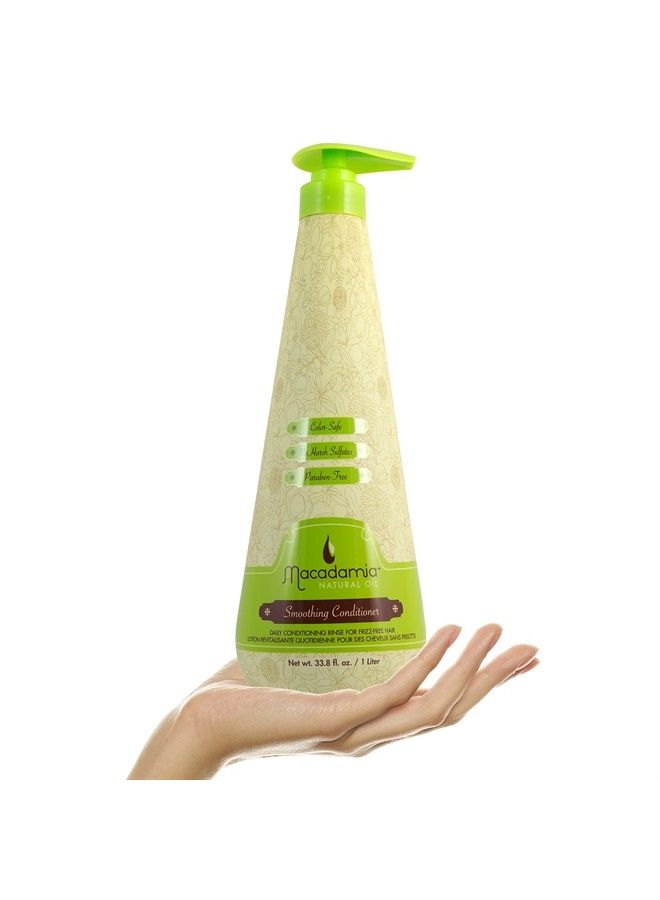 Macadamia Natural Oil Macadamia Oil Natural Oil Smoothing Conditioner Unisex 33.8 oz - Image 5