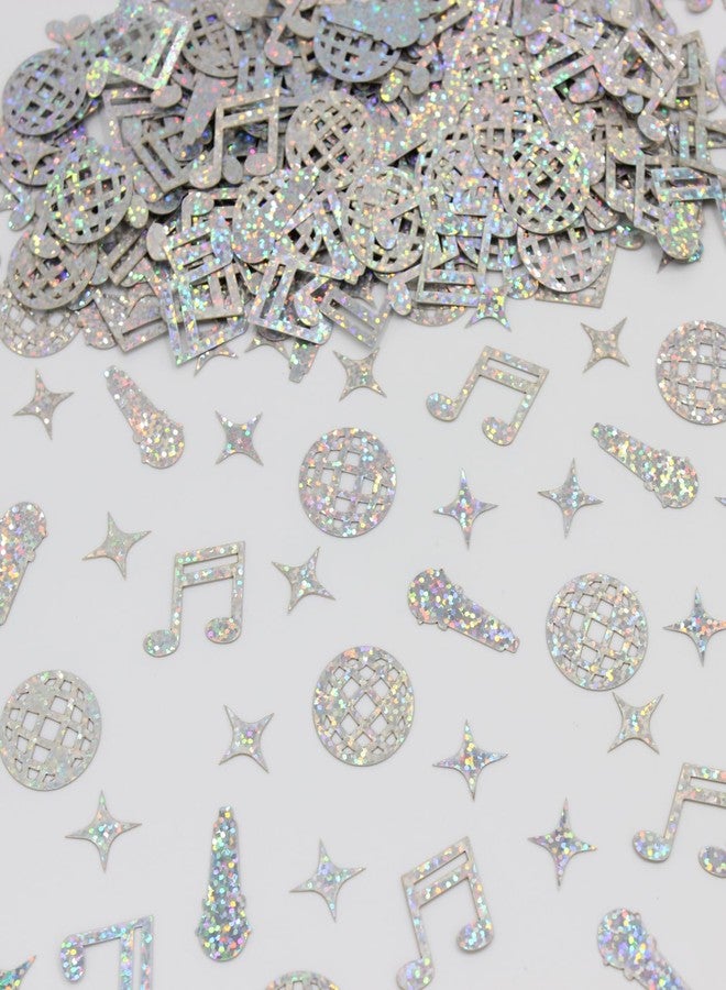 Blopee 230PCS Disco Confetti, Glitter Disco Ball Party Decorations, Mini Disco Ball Confetti and Music Note Confetti for Disco/Music Party Decorations - Image 1