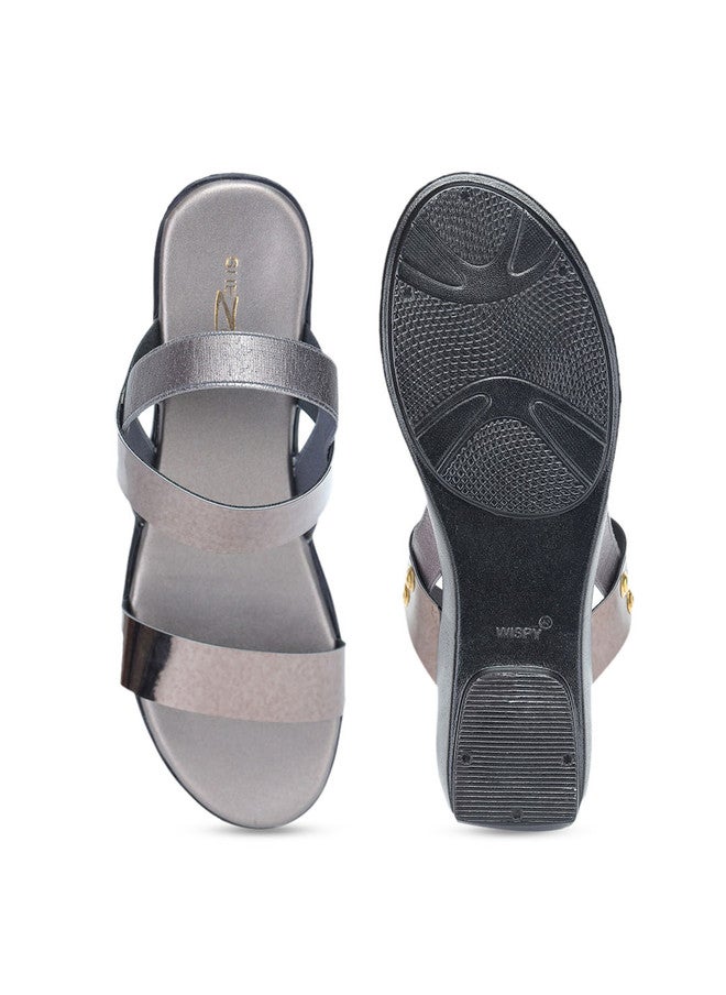 She Zone Grey Heels for Women - Image 5
