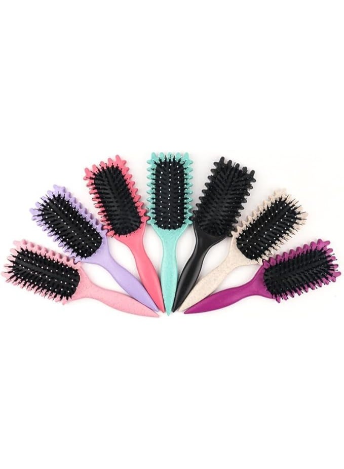 3 in 1 Curl Defining Brush, Curl Styling Brush, Reduce Pulling and Separating Curls, Curl Defining Brush, Shaping and Defining Curls Multicolor - Image 4