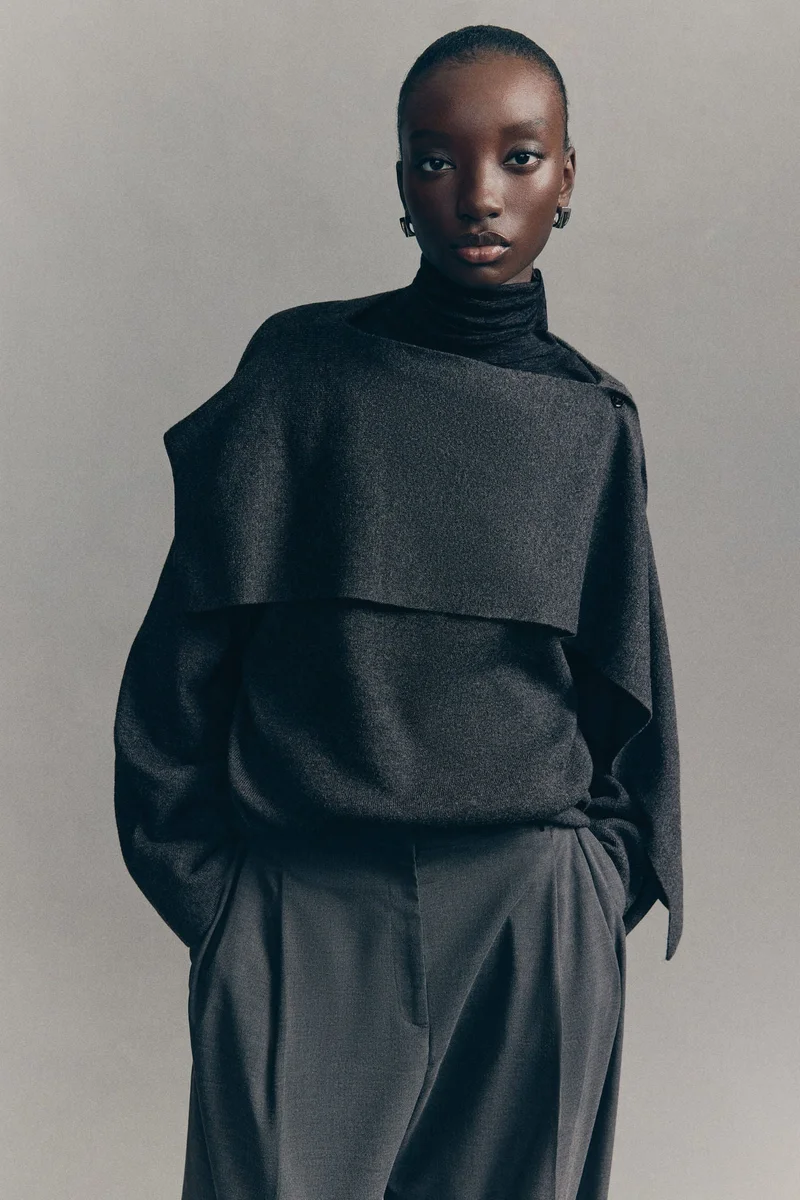 H&M Wide tailored trousers