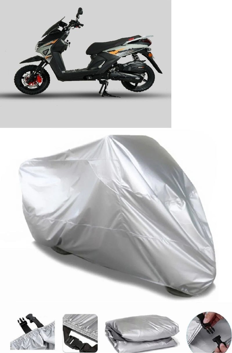 Breen Altai F1MAX Pro 125 Grey Waterproof Motorcycle Canvas Premium - Image 1