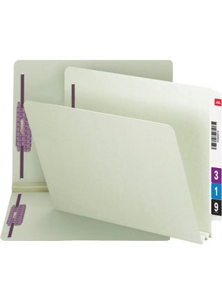 Smead End Tab Pressboard Fastener File Folder with SafeSHIELD Fasteners 2 Fasteners 2 Expansion Letter Size GrayGreen 25 per Box 34715 - pzsku/Z2788719E2B4DCF3B79FDZ/45/1747233749/7d278f71-9862-40cc-8aa8-bbe43f419b0c