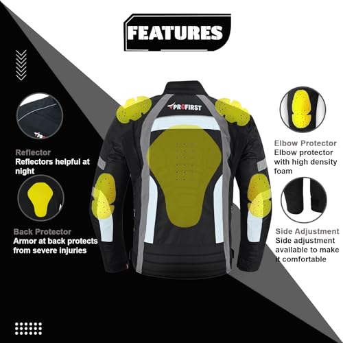 PROFIRST Motorbike Men’s Riding Jacket Motorcycle Jacket for Men Waterproof Jacket CE Armored Protection - Image 5