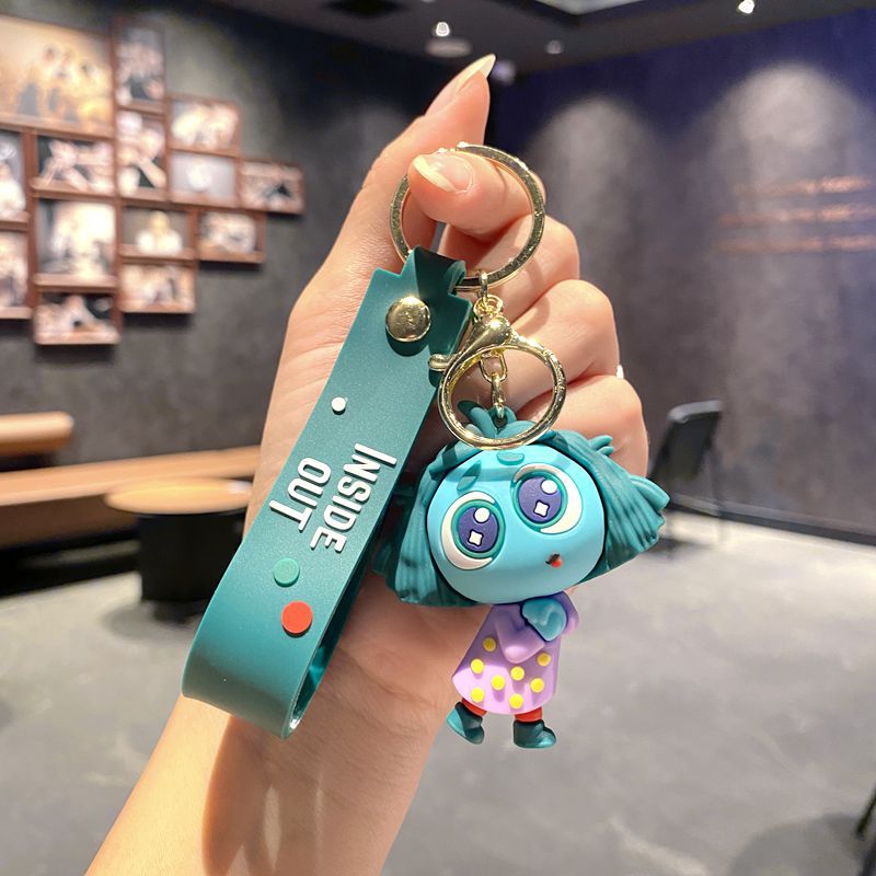 Inside Out Cartoon Keychain New Mu mu-headed agent team