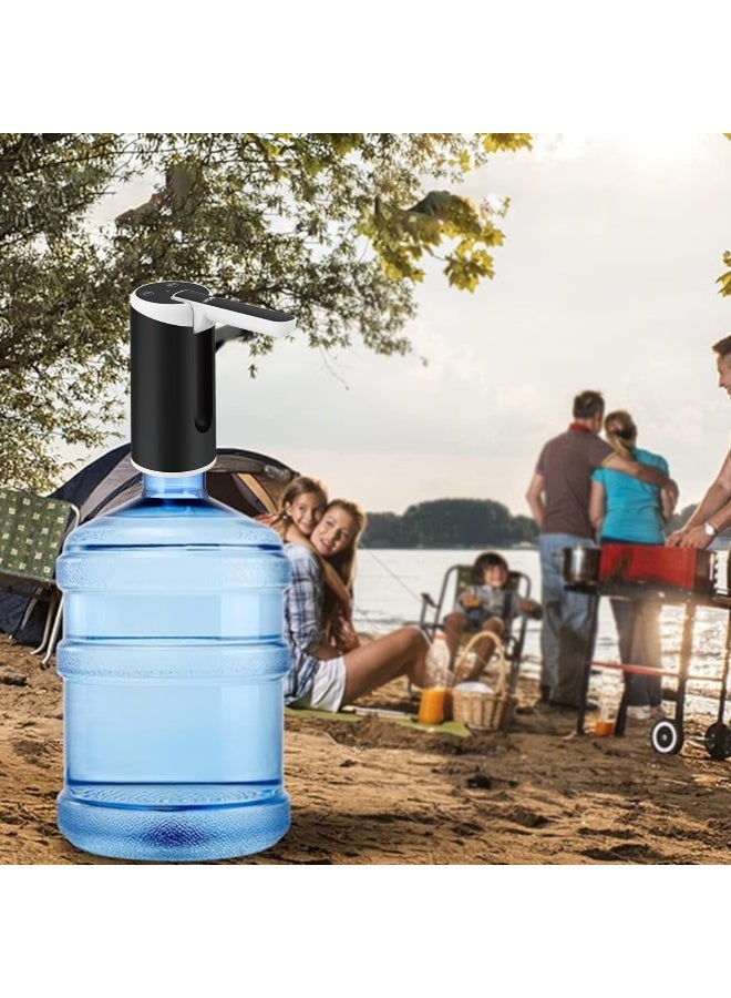 iPro Aquafold IP221 Foldable Rechargeable Water Dispenser USB-C Charging Automatic Water Bottle Pump Long Battery Life Home Office Outdoor Gym Use 2-5 Gallon Quantitative Pumping LED Light - Image 3