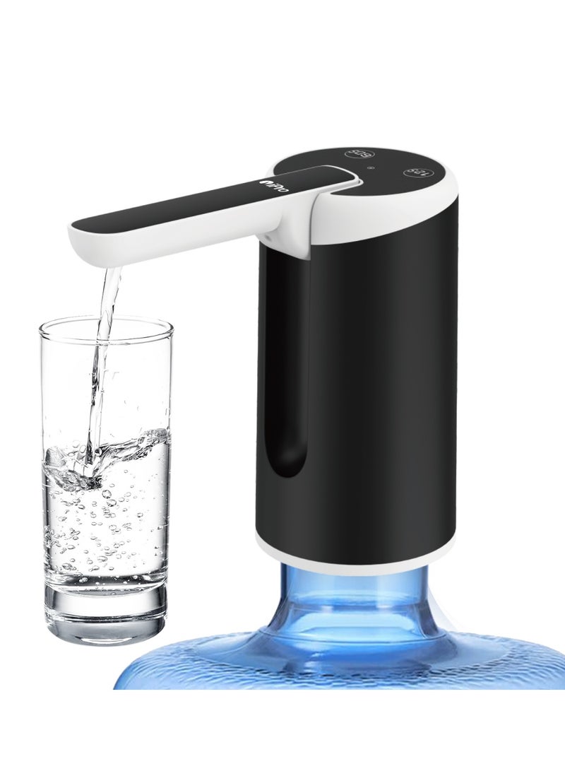 iPro Aquafold IP221 Foldable Rechargeable Water Dispenser USB-C Charging Automatic Water Bottle Pump Long Battery Life Home Office Outdoor Gym Use 2-5 Gallon Quantitative Pumping LED Light - Image 5