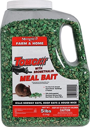 Motomco 008-22920 198889 Tomcat with Bromethalin Meal Bait, 5 lb - Image 1
