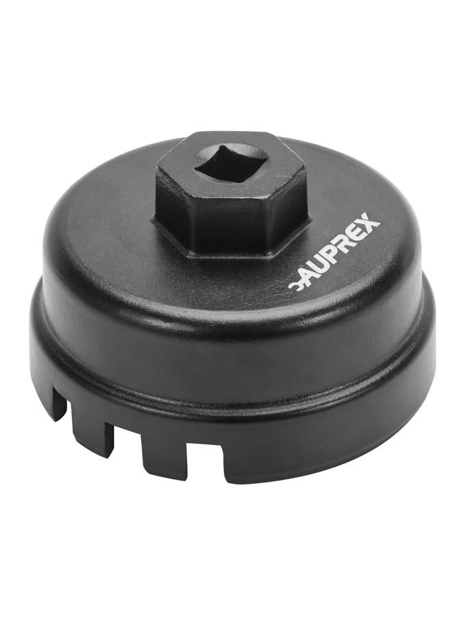 AUPREX Oil Filter Wrench Tool for Toyota Corolla, Prius, Prius Prime, Prius V, Matrix, CT200h, Scion iM/iQ/xD with 1.8 Liter Engines, 64mm 14 Flute Cup Style Oil Filter Removal Tool -6 Slots - Image 1