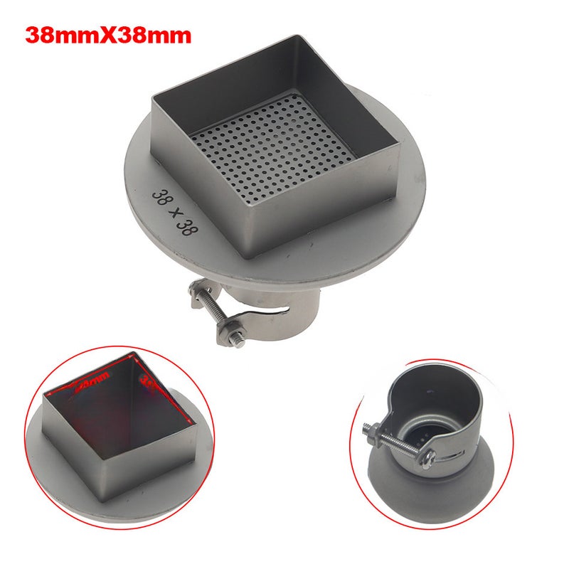 850 with net BGA air nozzle south north bridge desoldering hot air nozzle hot air gun desoldering special air nozzle(38*38mm) - Image 1