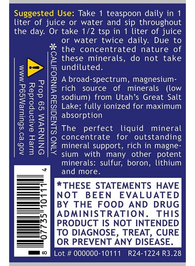 Quantum Nutrition Labs Mag Liquid - Liquid Magnesium Mineral Support, Supplement for Women & Men, Ionic Trace Mineral Concentrate with Chloride, Boron, & Lithium - 8 fl oz Bottle - Image 3
