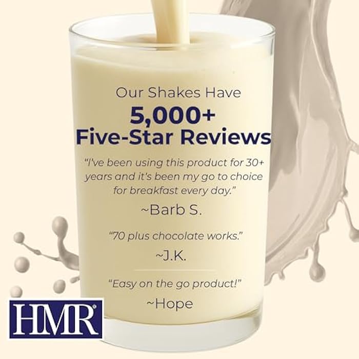 HMR 800 Shake Meal Replacement Mix | Vanilla Shake Powder to Support Healthy Weight Loss | 17g of Protein | Easy to Make | Low Calorie Food | Triple Pack, 7 Servings - Image 3