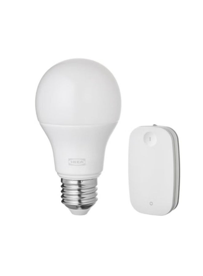 TRADFRI Smart LED Dimmable Bulb with Wireless Remote Control Starter Kit Energy Efficient Light Bulb - Image 1
