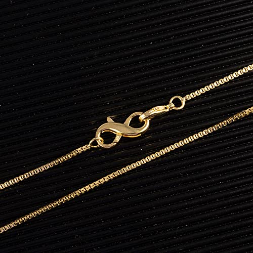 Ash's Choice Lobster Clasp Necklace Bracelet Extender,925 Sterling Silver Plated with 14K Gold Necklace Connector Extender Clasps,Plated 14K Gold Closures Claw for DIY Jewelry Repair(0.55"x0.24",Gold,1P) - Image 5