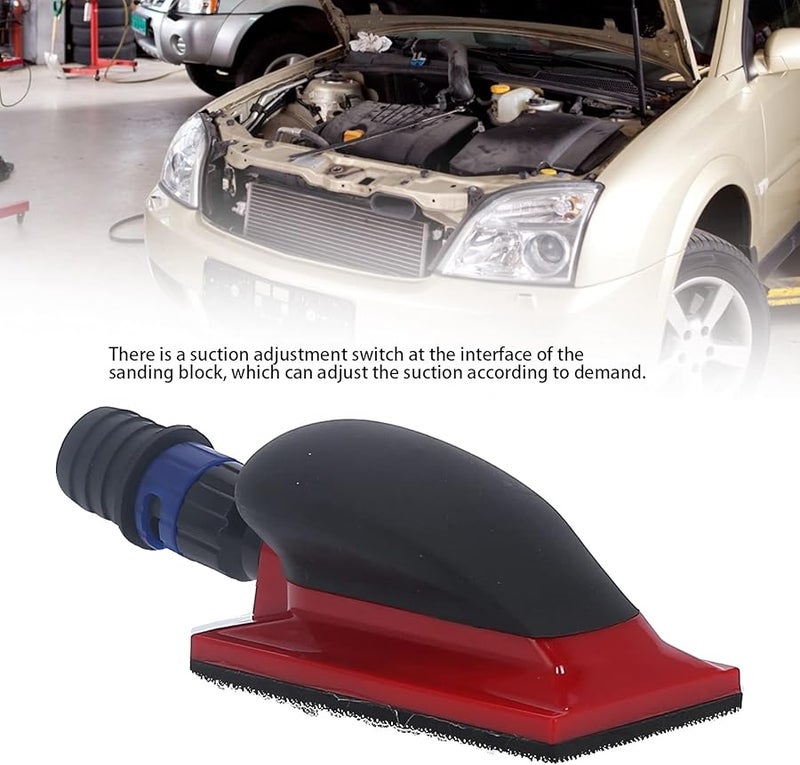 ABS 5 بوصة كتلة سنفرة لاستخراج الغبار ملمع فراغ يدوي لتلميع الخشب وتنظيف السيارات - Image 5