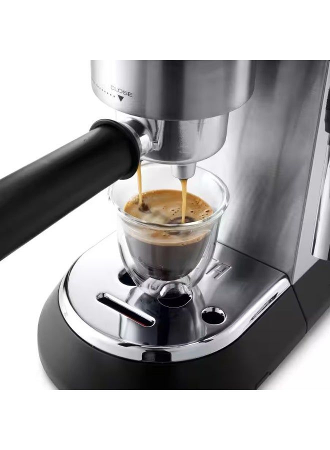 ديلونجي De'Longhi Dedica Coffee Machine 1350W With Built-in Milk Frothing Maker - Image 3