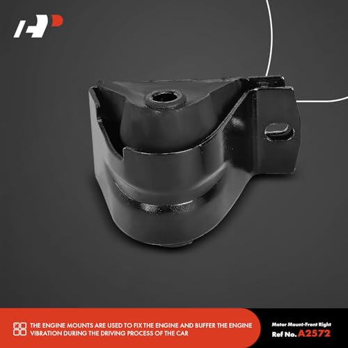 A-Premium 3PCS Engine Motor Mount and Transmission Mount Kit Compatible with Jeep Cherokee 1987-1999, Comanche 1987-1992, Wagoneer 1987-1990, 4.0L, Automatic Transmission, Replace# 52019201, 52002334 - Image 5