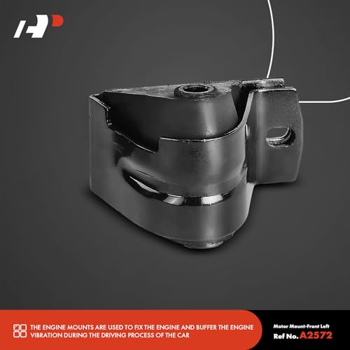 A-Premium 3PCS Engine Motor Mount and Transmission Mount Kit Compatible with Jeep Cherokee 1987-1999, Comanche 1987-1992, Wagoneer 1987-1990, 4.0L, Automatic Transmission, Replace# 52019201, 52002334 - Image 4