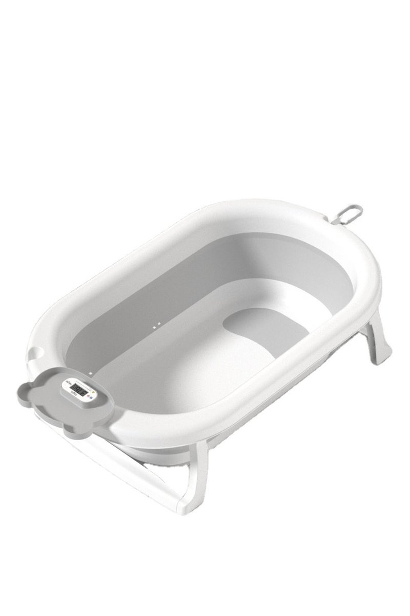 لحظة مرح حوض استحمام للاطفال قابل للطي مع مقياس حرارة - Image 1