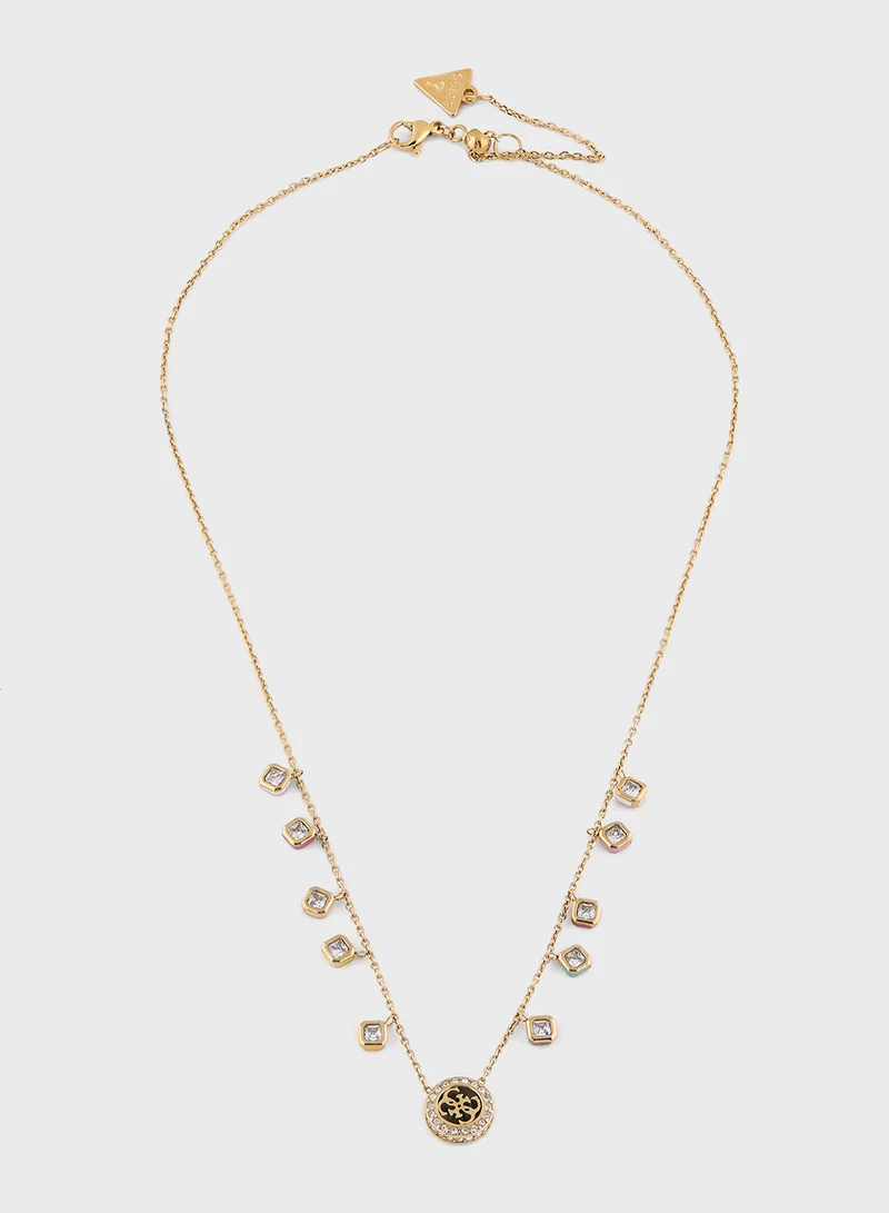 GUESS Crystal Detail Long Necklace