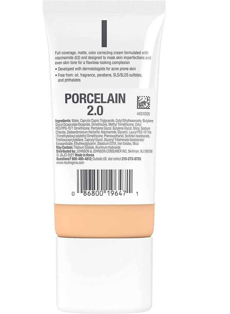 Neutrogena Neutrogena Clear Coverage Flawless Matte CC Cream 1 oz - Image 2