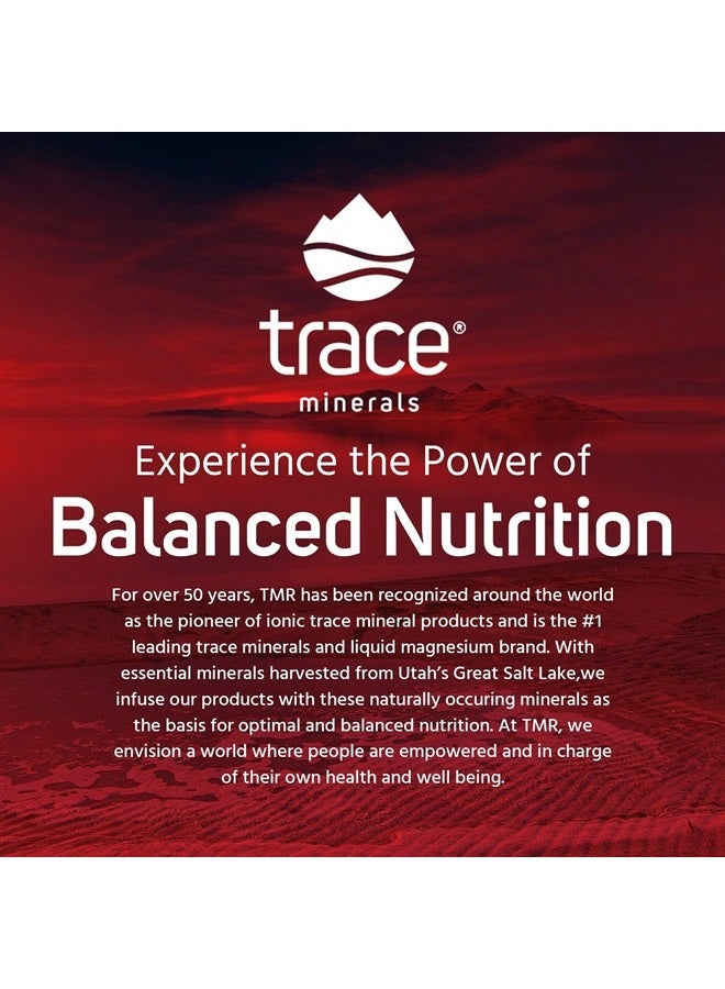 Trace Minerals جواهر المغنيسيوم (120 حبة) سكر منخفض | سترات المغنيسيوم | دعم النوم الطبيعي، يهدئ العضلات | دعم المزاج والهضم | للأطفال والبالغين | بطيخ - Image 5