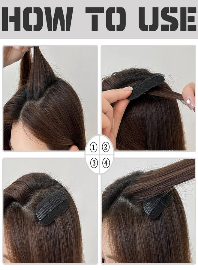 BAERFIT مشابك إسفنجية سوداء من BAERFIT لزيادة كثافة الشعر، أدوات تصفيف سحرية للشعر، إكسسوارات لتصفيف الشعر للنساء، مشابك لتكثيف الشعر الجانبي - قطعتان - Image 3