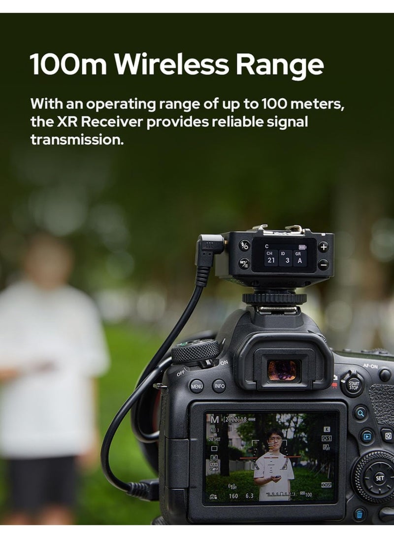 Godox XR Wireless Flash Receiver for Canon, for Nikon -Upgrade of godox X1R, 2.4G TTL HSS Trigger with Built-in Lithium Battery, Wireless Sync Remote Flash Receiver for Camera XR-C XR-N with Brush - Image 5