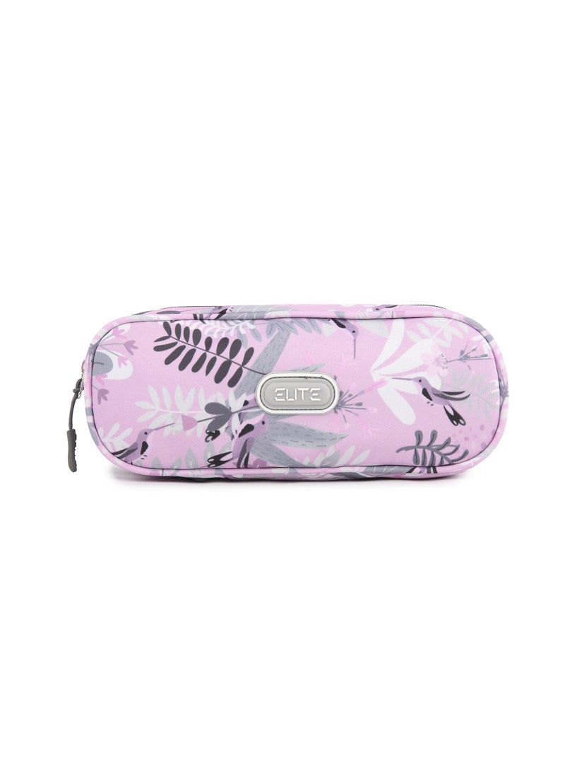 Elite Big Capacity Pencil Case Large Storage Bag 3 Compartments Canvas Pencil Pouch - No:GS218 - Image 1