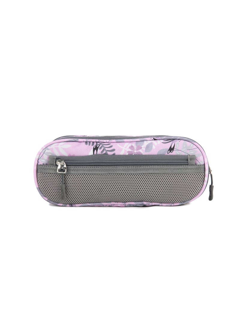 Elite Big Capacity Pencil Case Large Storage Bag 3 Compartments Canvas Pencil Pouch - No:GS218 - Image 3
