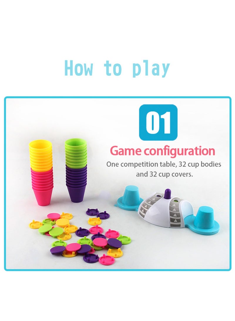 Cup Stacking Hand Speed Competition Concentration Training Intelligence Development Early Education Educational Toys Board Game Parent-Child Interaction  - Image 3