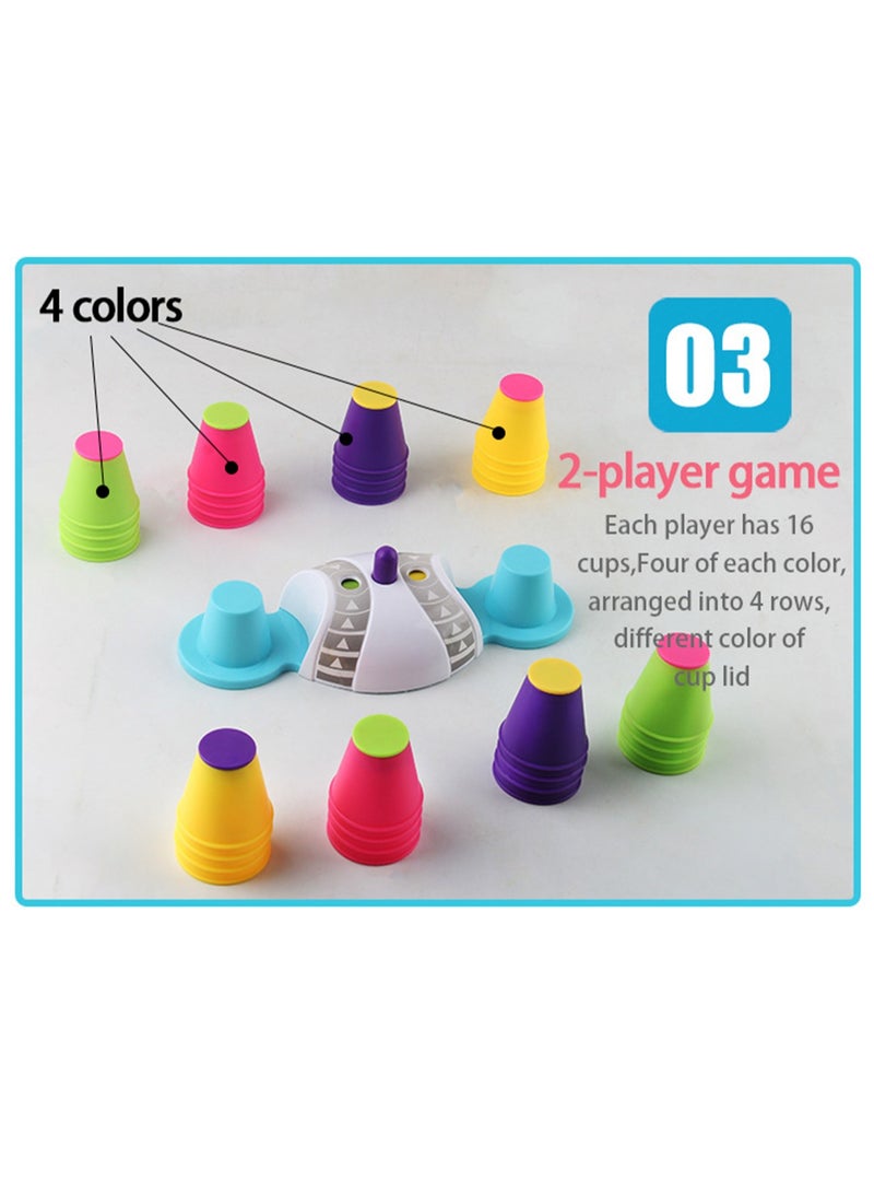 Cup Stacking Hand Speed Competition Concentration Training Intelligence Development Early Education Educational Toys Board Game Parent-Child Interaction  - Image 5