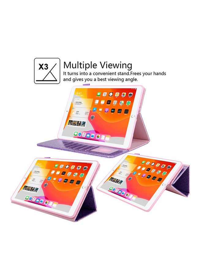Loquat Business Style Horizontal Flip Case Cover With Card Slots For Apple iPad Pro 11 inch 2018 Purple - Image 3