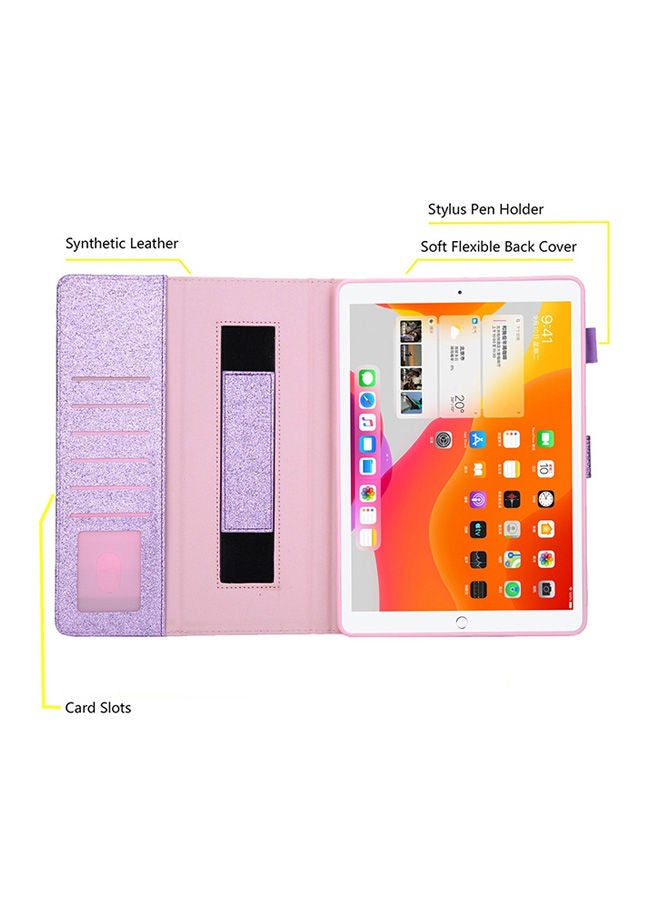 Loquat Business Style Horizontal Flip Case Cover With Card Slots For Apple iPad Pro 11 inch 2018 Purple - Image 2