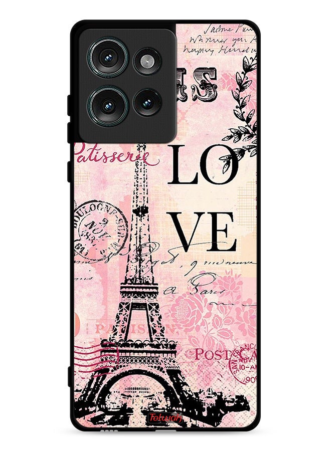 Tolwak Motorola Edge 50 Protective Case Cover Paris Love - Image 1