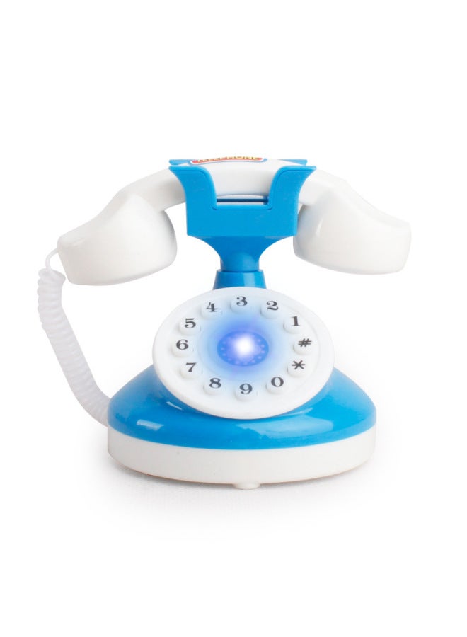 22 Children Play House Small Household Appliances Washing Machine Toy Rice Cooker Mini Kitchen Toy Refrigerator Table Lamp-Color:Blue Radio  - Image 5