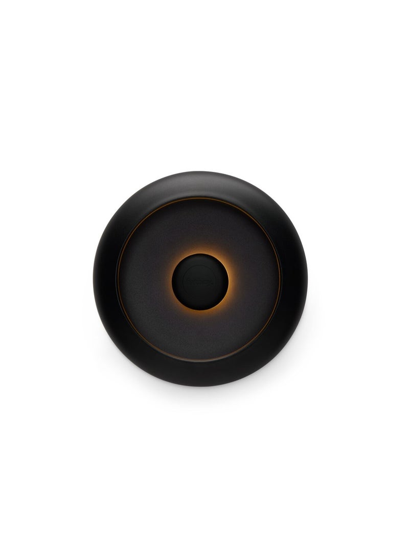 Fatboy Oloha bowl with lamp, multifunctional lamp, rechargeable LED Light, 8 hours of battery run time (22.5 x 6.1 cm) Small, Black - Image 1