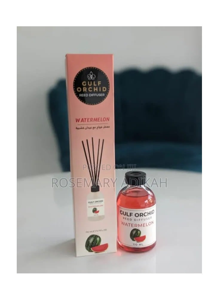 Gulf Orchid - Gulf Orchid Watermelon Reed Diffuser 110ml for Home & Office - Image 1