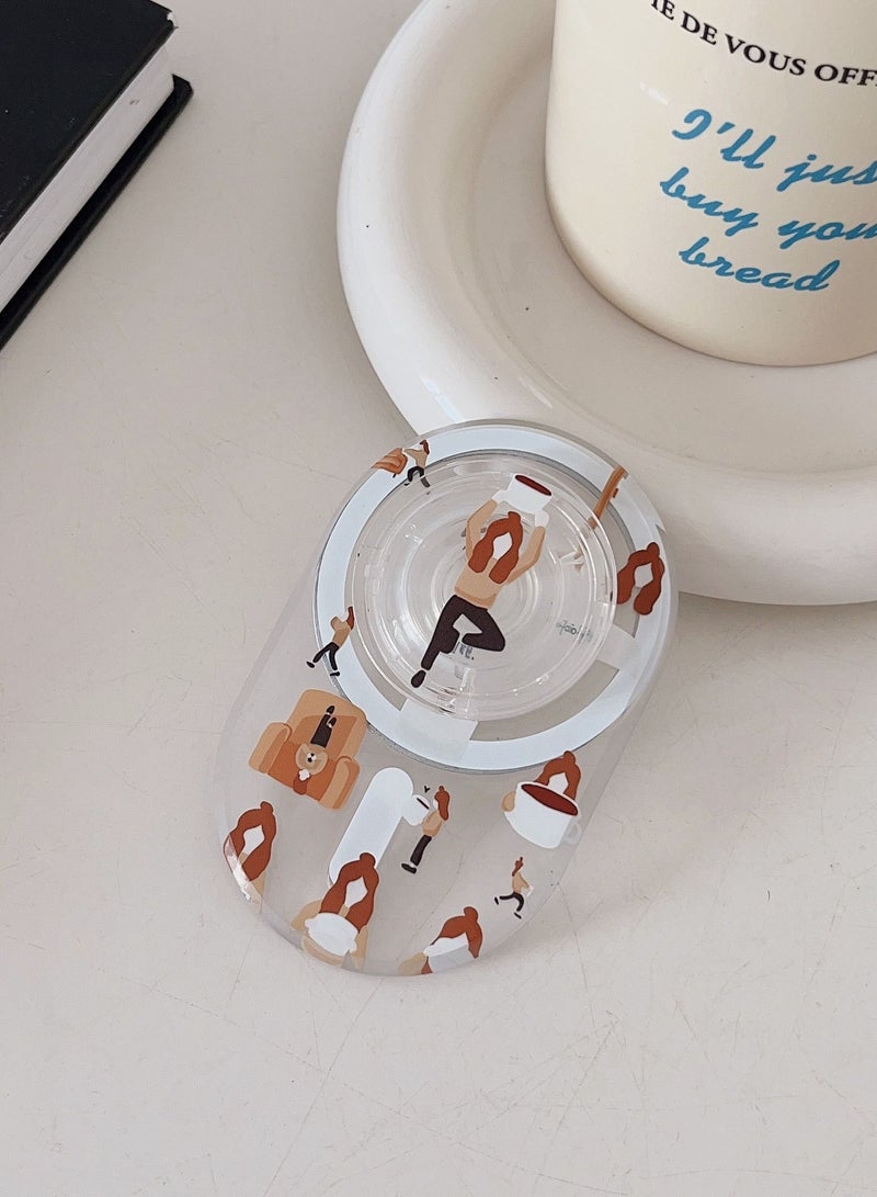 Casetify Coffee Girl Phone Grip Stand Compatible with MagSafe, MagSafe Phone Grip Holder, Wireless Charging Compatible - Image 2