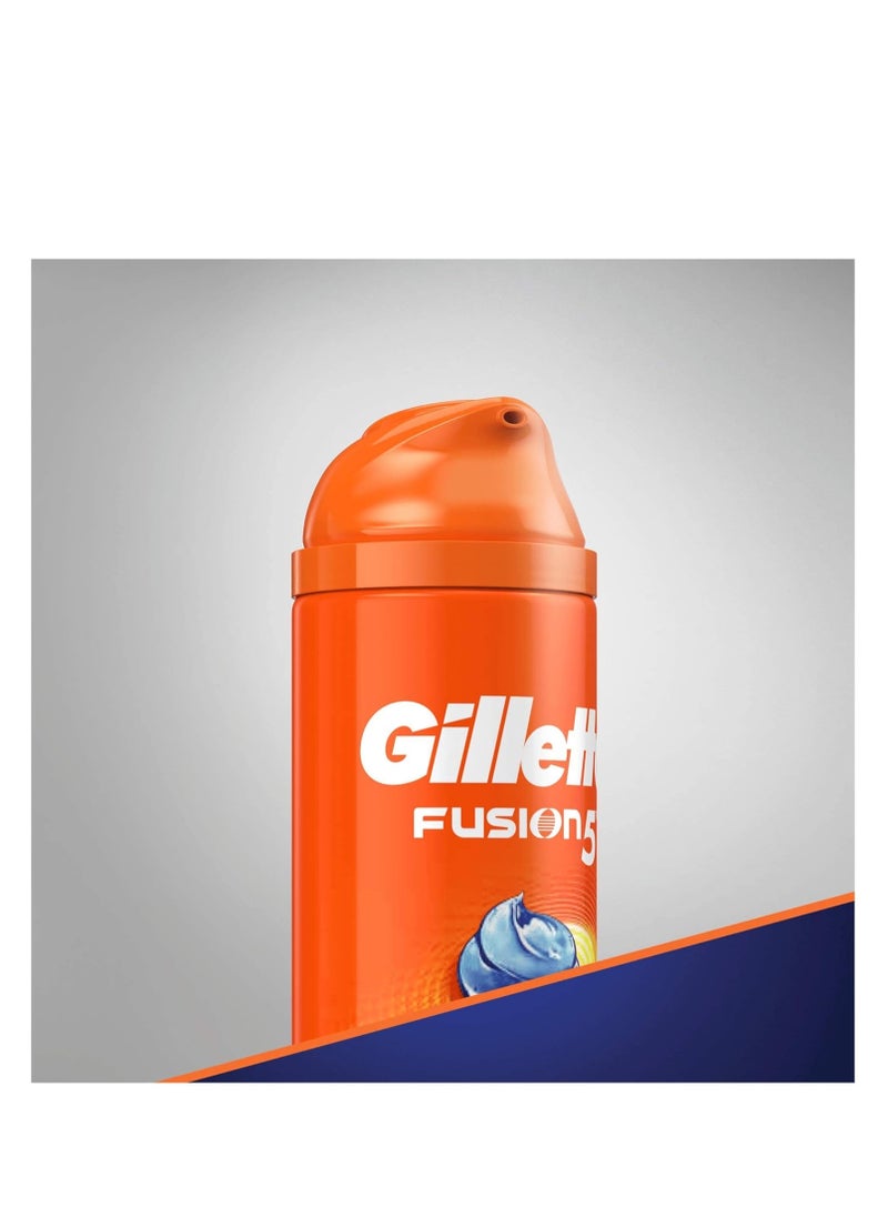 Gillette Pack Of 2 Gillette Fusion 5 Shave Gel 200ml Sensitive‏  - Image 4