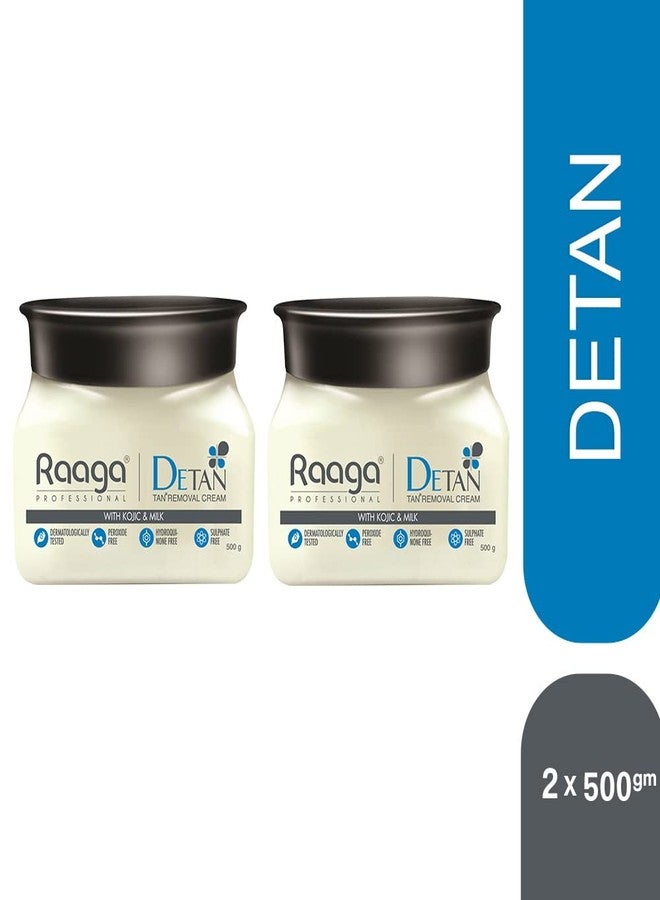 Raaga Professional De-Tan Tan removal Cream Kojic & Milk | 500 GM | Pack of 2 - Image 3