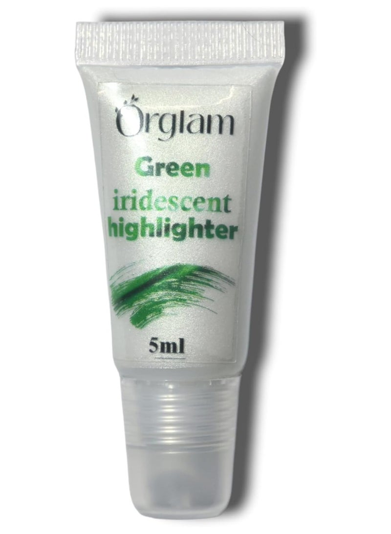 Orglam Orglam . (Green Iridescent face Highlighter, 7ml)