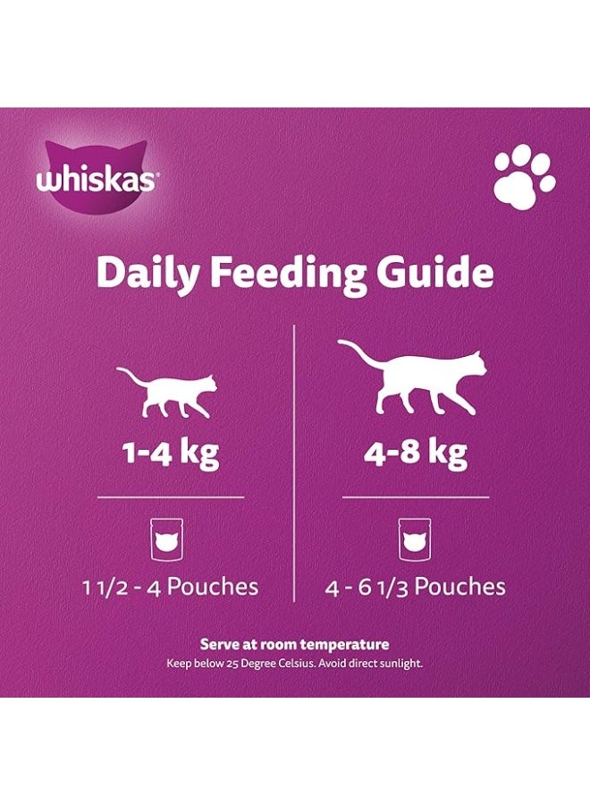 Whiskas Ocean Fish Wet Cat Food 80g Pouches (Pack of 12) - Image 5