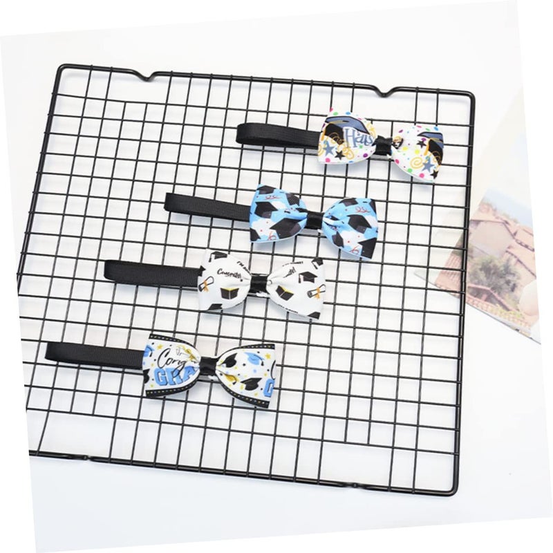 Pet Bow Tie Collars For Dog And Cat 4 Pack Graduation Photo Prop Comfort - Image 3